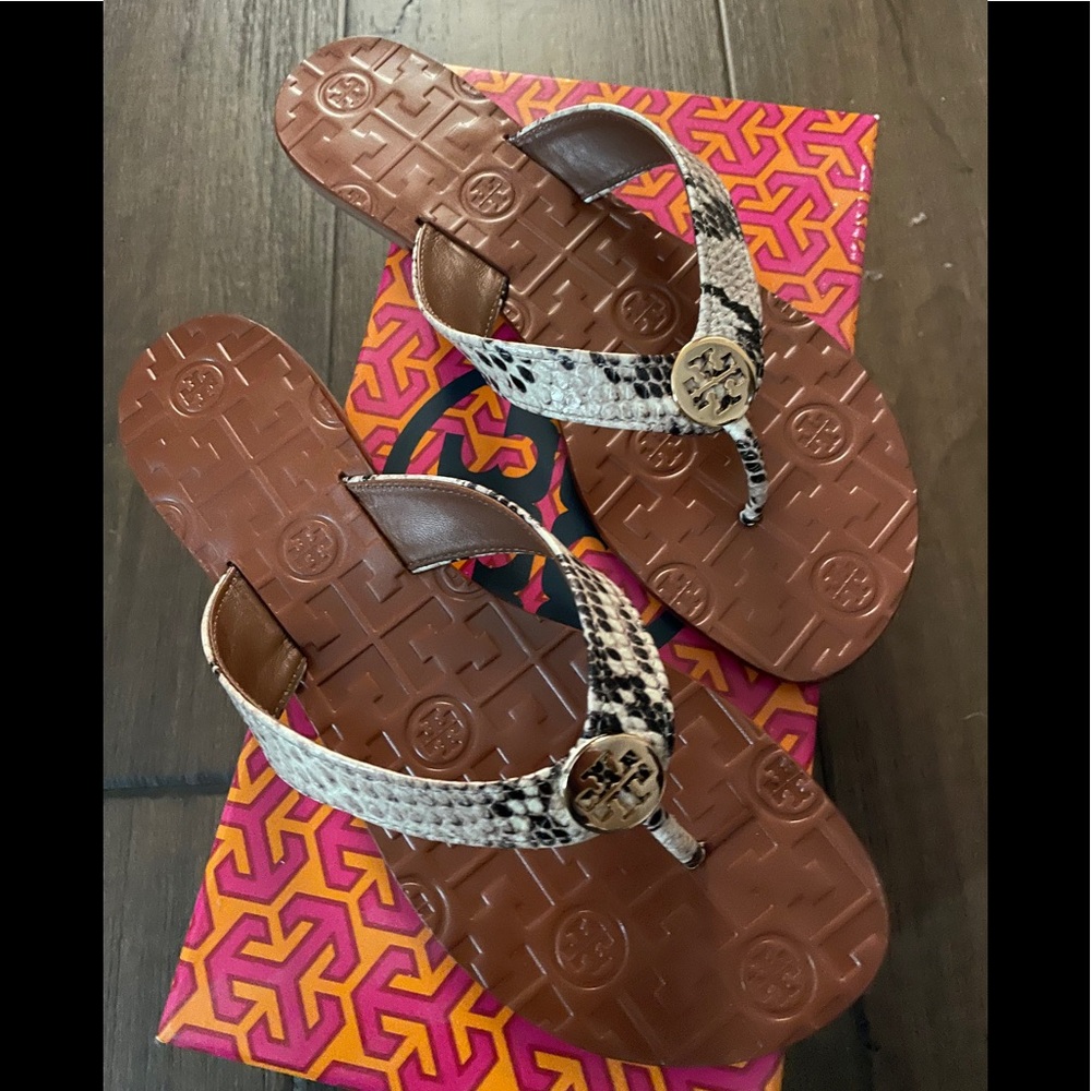 Tory Burch Thora Sandal Roccio Python 8